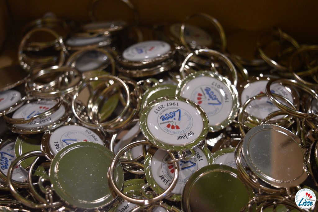 Sleutelhangers 50 jaar BV Lisse